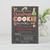 Invitation à la fête de la décoration des biscuits (Debout devant)