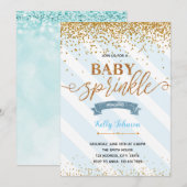 Invitation à la fête de la douche à l'eau salée (Devant / Derrière)