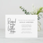 Invitation à la fête de la douche pour bébé modern (Debout devant)