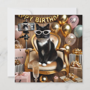 Invitation à la fête de la femme active féline 