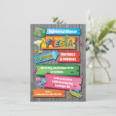 Invitation à la fête de la Fiesta mexicaine Planes (Debout devant)