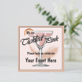 Invitation à la fête de la Fiesta rose de Margarit (Debout devant)