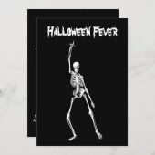 Invitation à la fête de la fièvre du squelette d'H (Devant / Derrière)