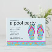 Invitation à la fête de la flopée turquoise (Debout devant)