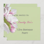 invitation à la fête de la floraison des pommiers (Devant / Derrière)