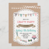 Invitation à la fête de la foire artisanale (Devant / Derrière)