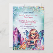 Invitation à la fête de la forêt de la fée des cri (Dos)