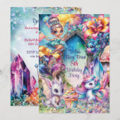 Invitation à la fête de la forêt des fées de crist (Devant / Derrière)