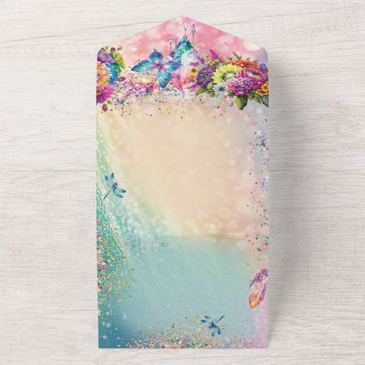 Invitation à la fête de la forêt féerique (Dehors)