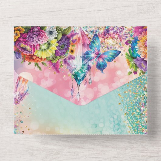 Invitation à la fête de la forêt féerique  (Verso)