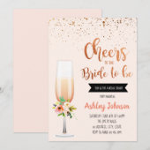 Invitation à la fête de la future mariée (Devant / Derrière)