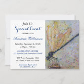 INVITATION À LA FÊTE DE LA LIBELLULE BRILLANTE (Devant)