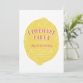 Invitation à la fête de la limonade - Magenta (Debout devant)