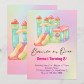 Invitation à la fête de la maison à rebondir arc-e (Devant / Derrière)