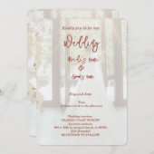 Invitation à la fête de la mariée (Devant / Derrière)