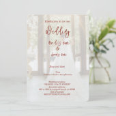 Invitation à la fête de la mariée (Debout devant)