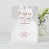 Invitation à la fête de la mariée (Debout devant)