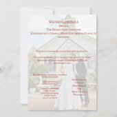 Invitation à la fête de la mariée (Dos)