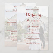 Invitation à la fête de la mariée (Devant / Derrière)