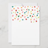 Invitation à la fête de la mariée mexicaine (Dos)