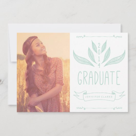 INVITATION À LA FÊTE DE LA MINT GRADUATION 2014 (Devant)