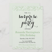 Invitation à la fête de la Monnaie Vert Surprise - (Devant / Derrière)