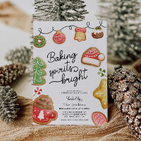 Invitation à la fête de la pâtisserie de Noël