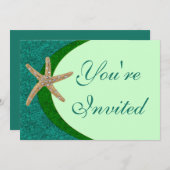 Invitation à la fête de la pêche à la étoile (Devant / Derrière)