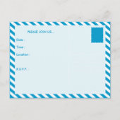 invitation à la fête de la piscine (Dos)