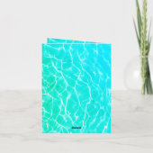 invitation à la fête de la piscine de 34e annivers (Dos)