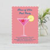 Invitation à la fête de la piscine de diplômés dan (Debout devant)