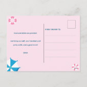 Invitation à la fête de la piscine d'été branchée (Dos)