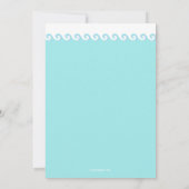 Invitation à la fête de la piscine d'hiver (Dos)