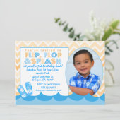 Invitation à la fête de la piscine pour les garçon (Debout devant)