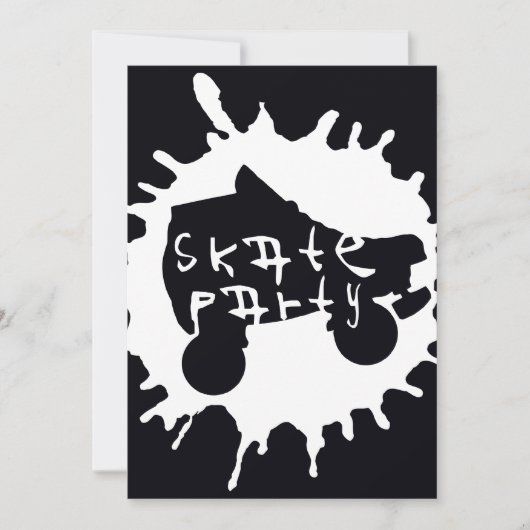 invitation à la fête de la place du patinage (Devant)