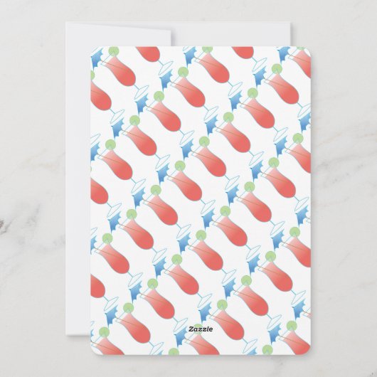 Invitation à la Fête de la plage de Great Dane (Dos)