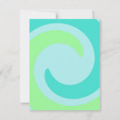 Invitation à la fête de la plage de la PISCINE rét (Dos)