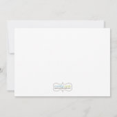 Invitation à la fête de la plage d'été (Dos)