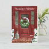 Invitation à la Fête de la Porte de Vacances (Debout devant)