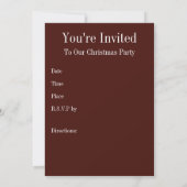 Invitation à la Fête de la Porte de Vacances (Dos)