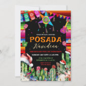 Invitation à la fête de la Posada de Noël mexicain (Devant)