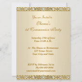 Invitation à la fête de la première communion (Dos)