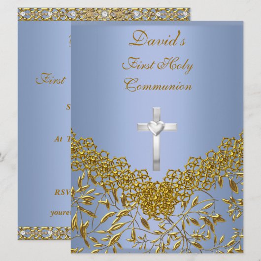 Invitation à la fête de la Première Communion (Devant / Derrière)