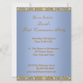 Invitation à la fête de la Première Communion (Dos)