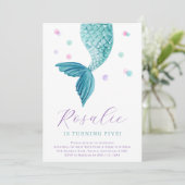 Invitation à la fête de la queue de sirène sous la (Debout devant)