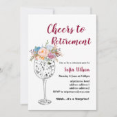 Invitation à la fête de la retraite (Devant)