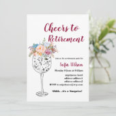 Invitation à la fête de la retraite (Debout devant)