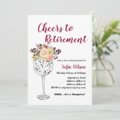 Invitation à la fête de la retraite (Debout devant)