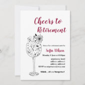 Invitation à la fête de la retraite (Devant)