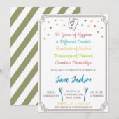 Invitation à la fête de la retraite hygiéniste den (Devant / Derrière)